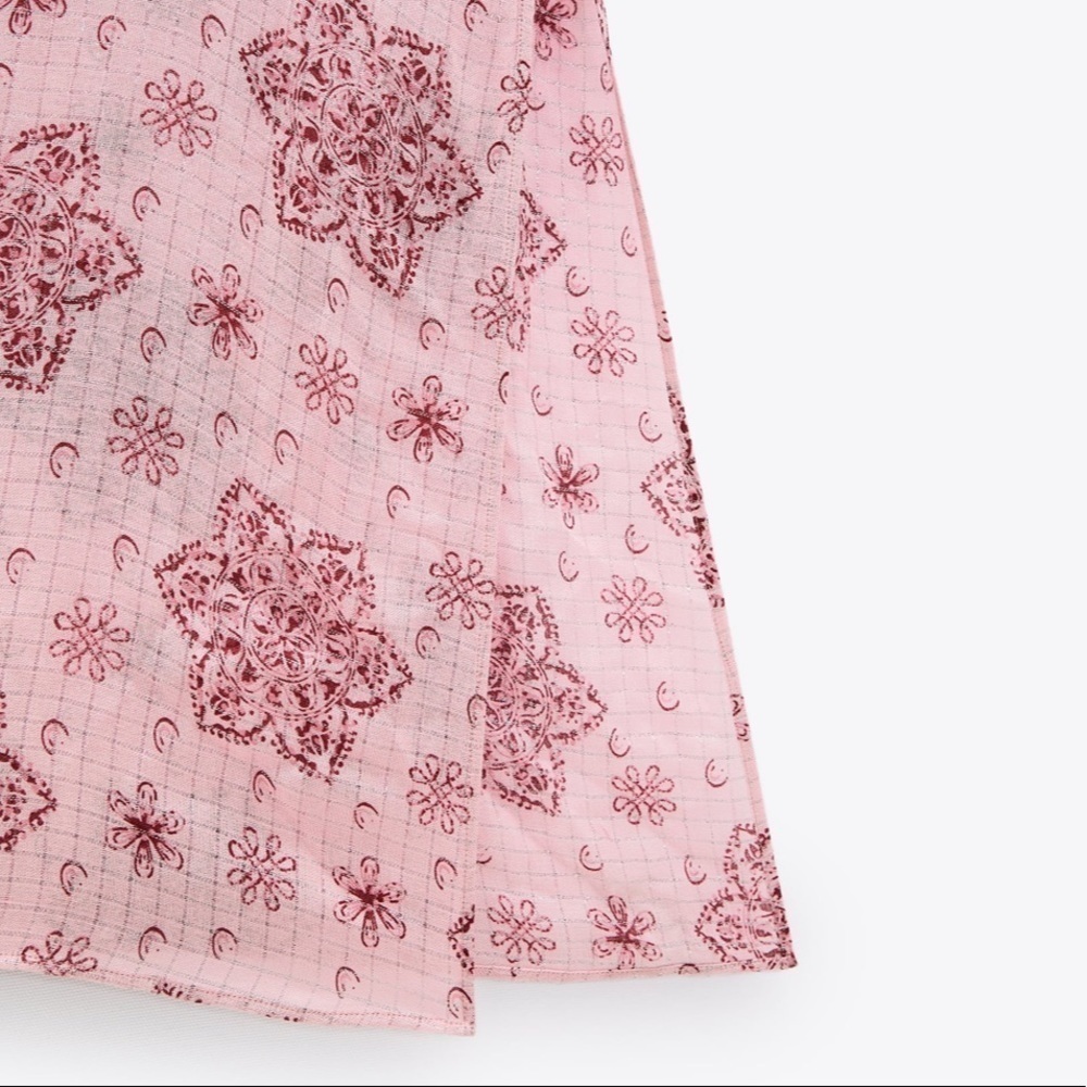 ZARA Printed Midi Dress BNWT - Picture 7 of 8
